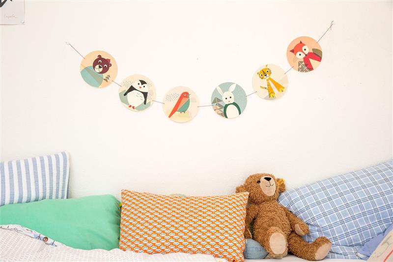 Life is Delicious Bastelbogen DIY Tier-Girlande