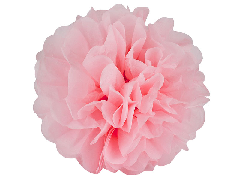 Elfenstall Seidenpapier PomPom in rosa 10 cm