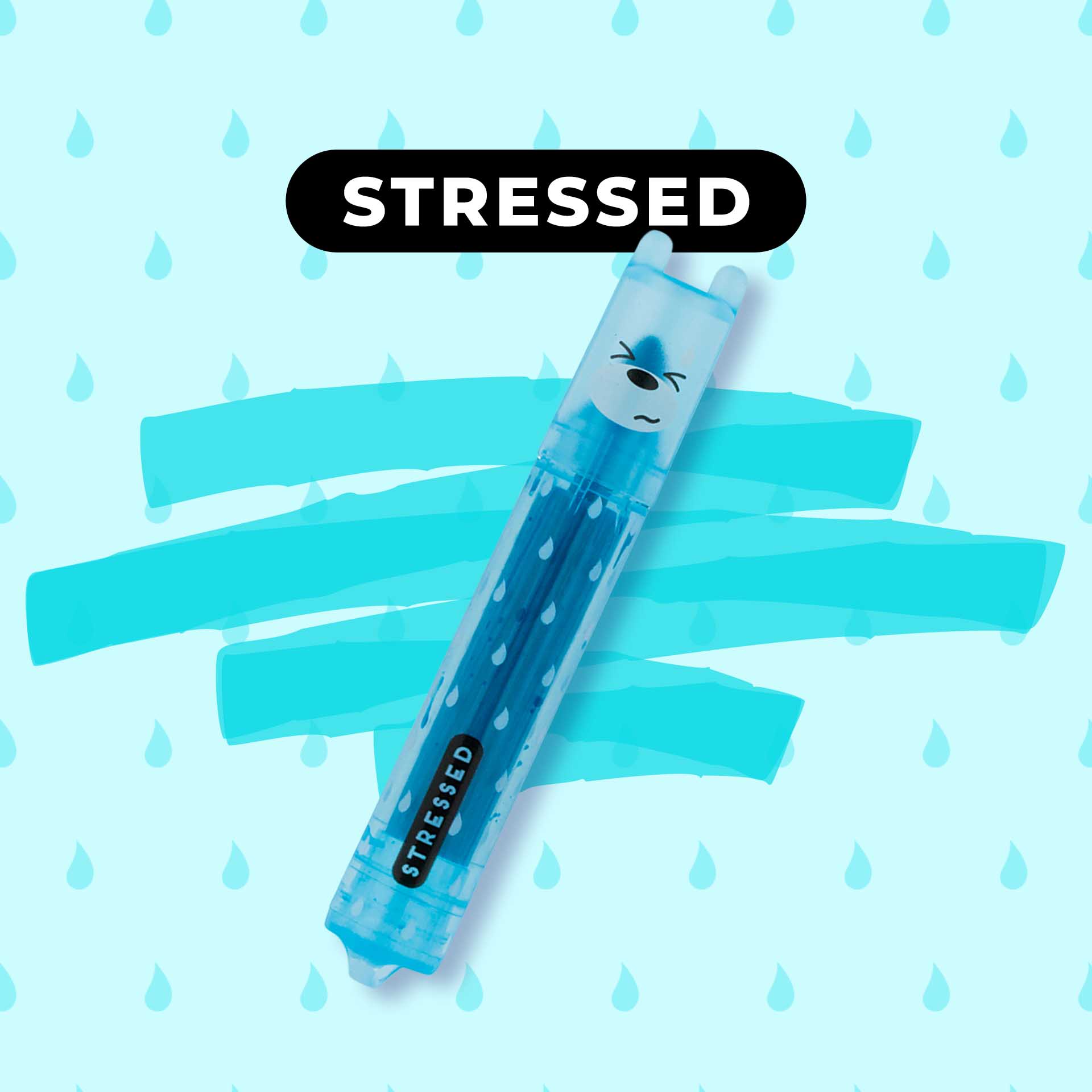 Legami 6er-Set aus Mini Textmarkern Teddy's Mood Bär