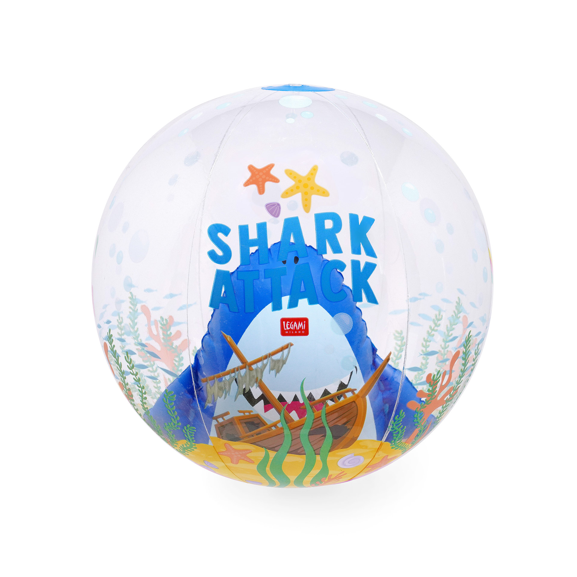 Legami Aufblasbarer Strandball Beach Ball Shark Hai