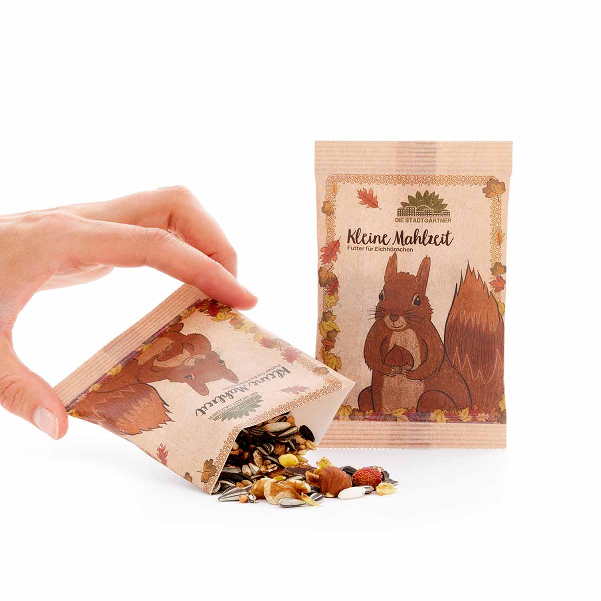 Die Stadtgärtner Kleine Mahlzeit für Eichhörnchen Eichhörnchenfutter