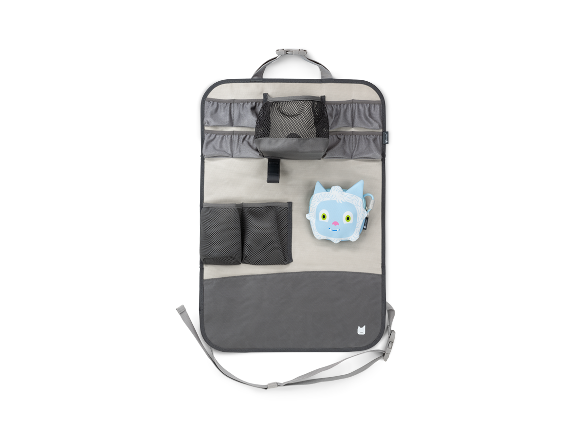 Tonies Auto Organizer inkl. Minitasche Design Yeti Anthrazit