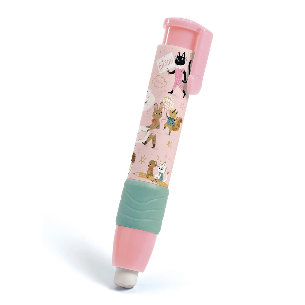 Djeco Radiergummi-Stift Lucille rosa