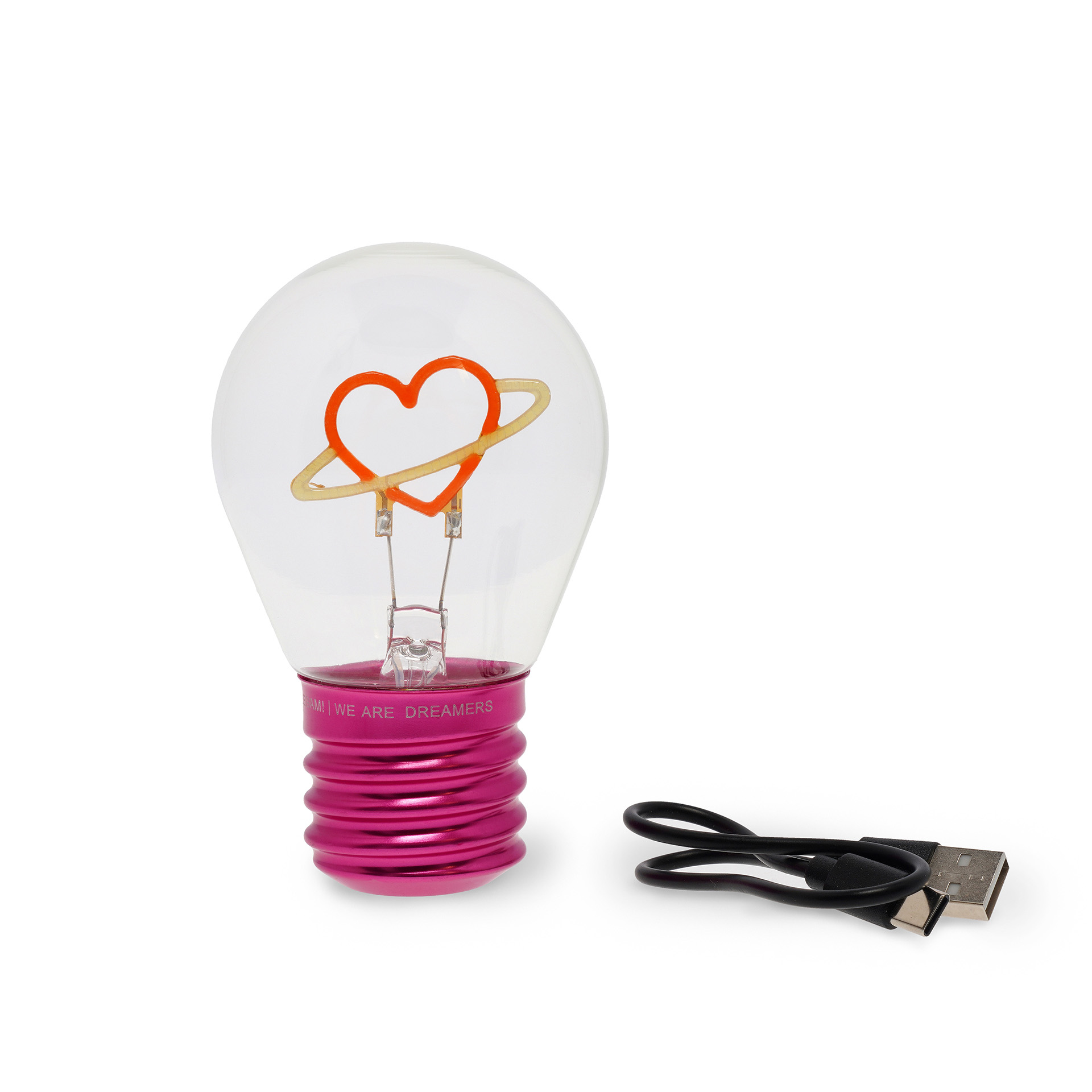 Legami Tischlampe in Glühbirnendesign Bulb Fiction Planet Heart Legami Tischlampe in Glühbirnendesign Bulb Fiction Planet Heart