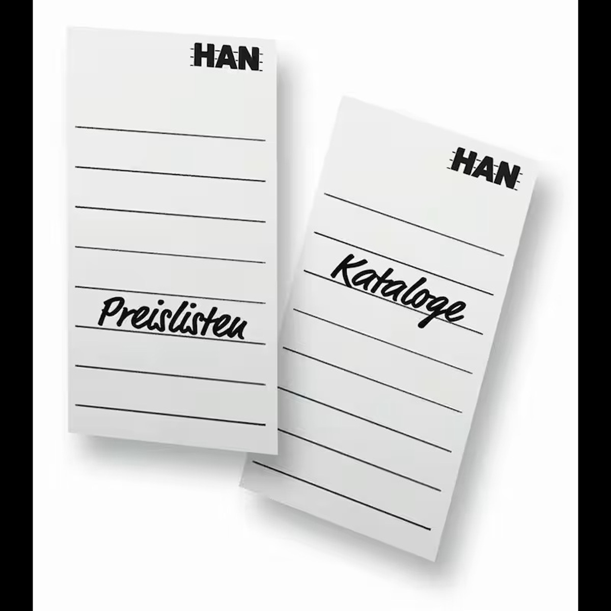 HAN Beschriftungsetiketten weiß 8 Stück
