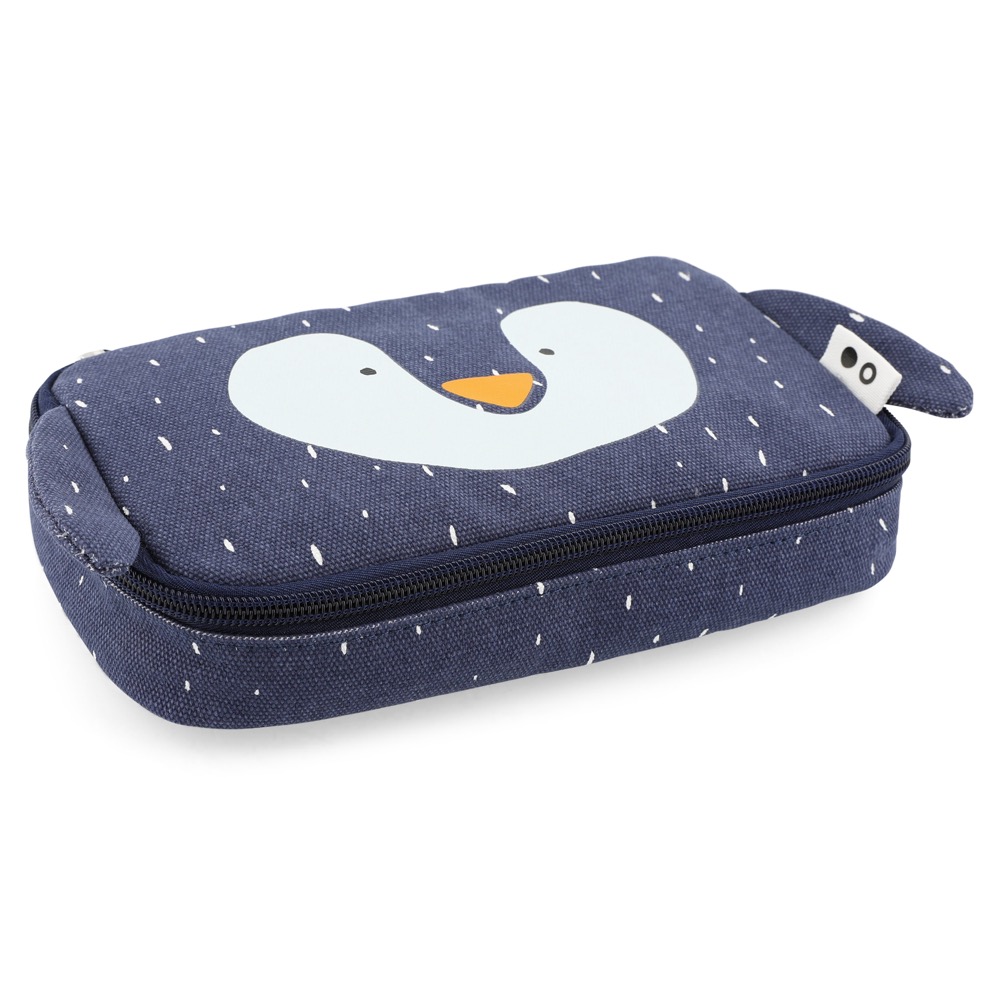 Trixie Federmäppchen Mäppchen Mr. Penguin blau