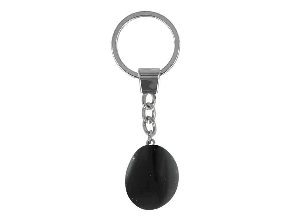 Edelstein Schlüsselanhänger Schwarzer Obsidian Lieblingsmensch