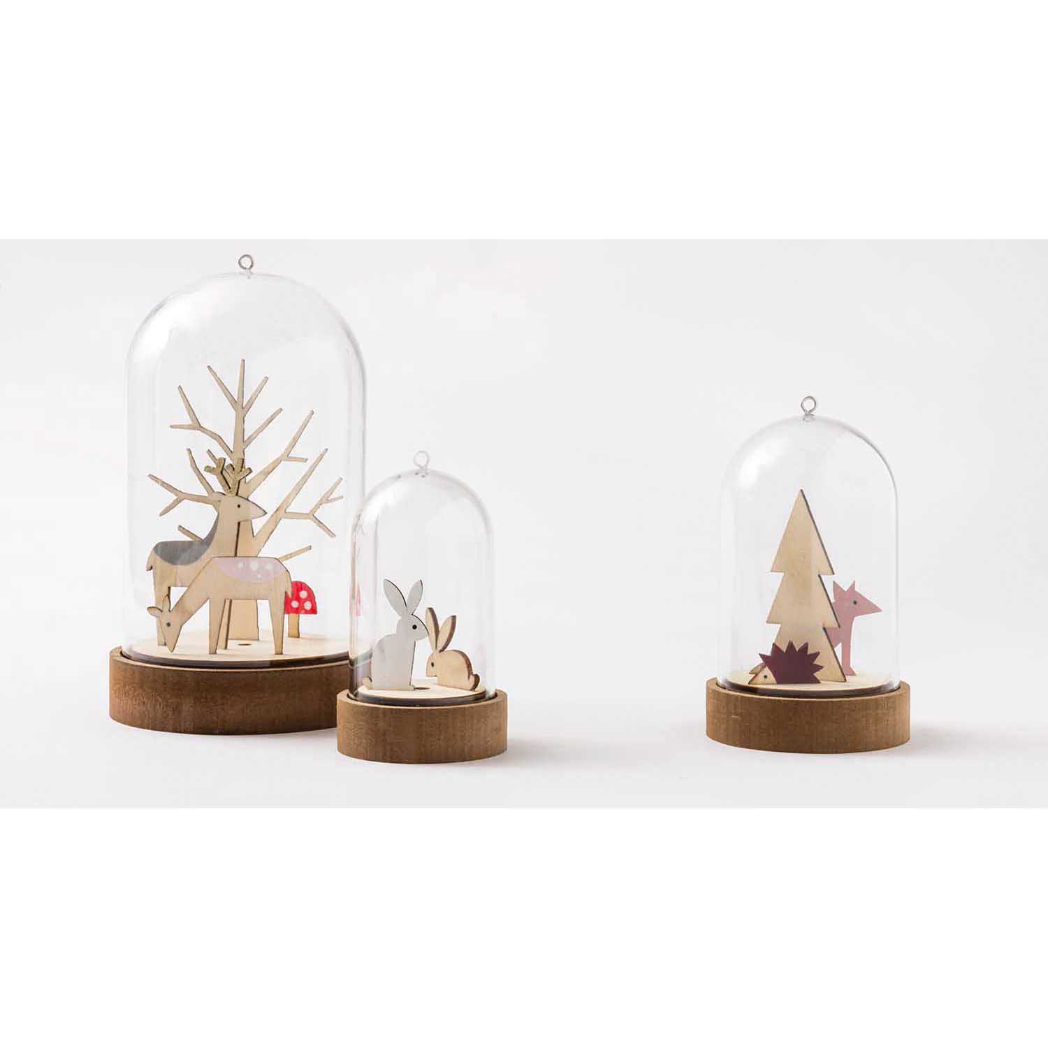 Rico Design Miniatur Holzdeko Set Waldtiere klein Rico Design Miniatur Holzdeko Set Waldtiere klein