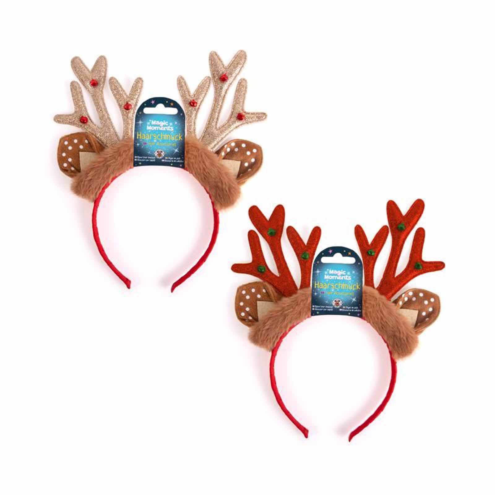 Trendhaus Magic Moments Haarschmuck Haarreif Rentier sortiert