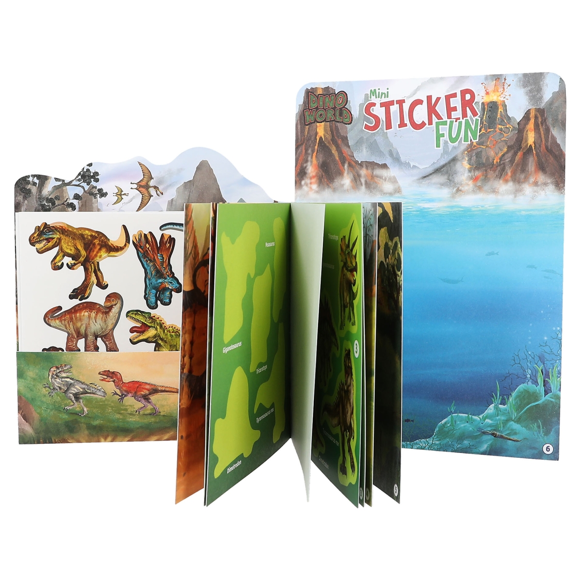 Dino World Mini Sticker Fun Stickerheft Dino World Mini Sticker Fun Stickerheft