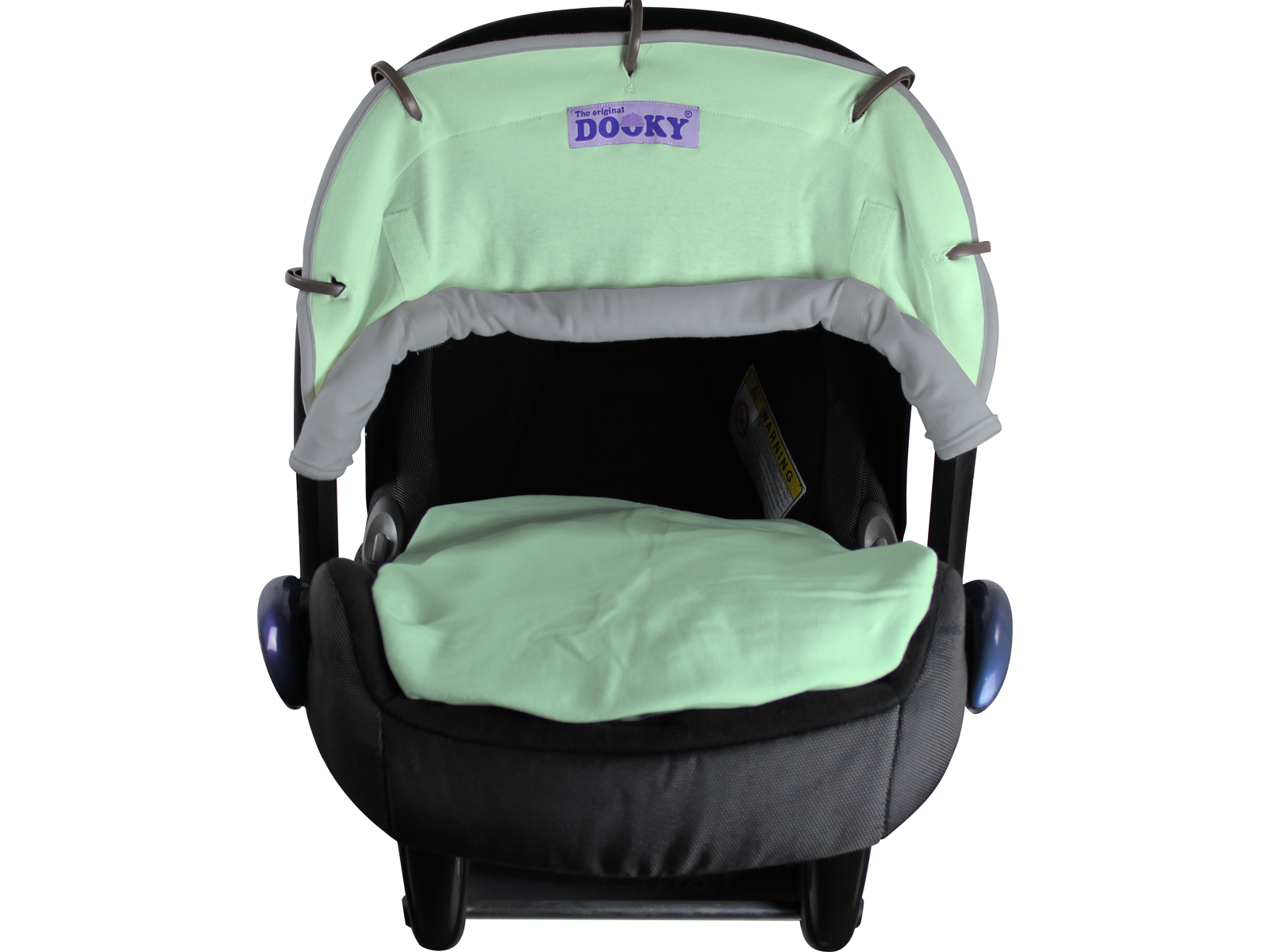 Dooky Sonnenblende in Mint-Grau