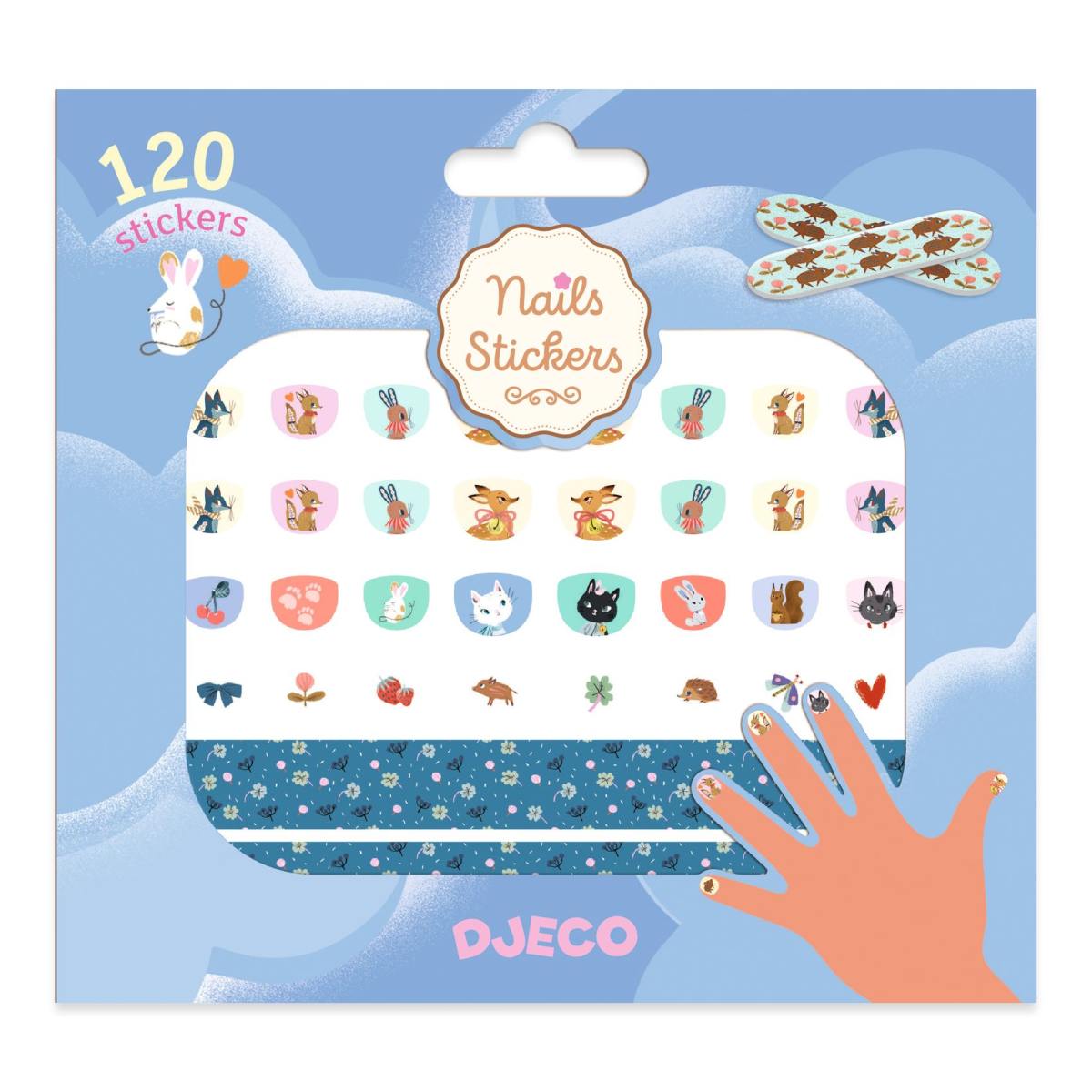 Djeco Nagelsticker für Kinder Mimi