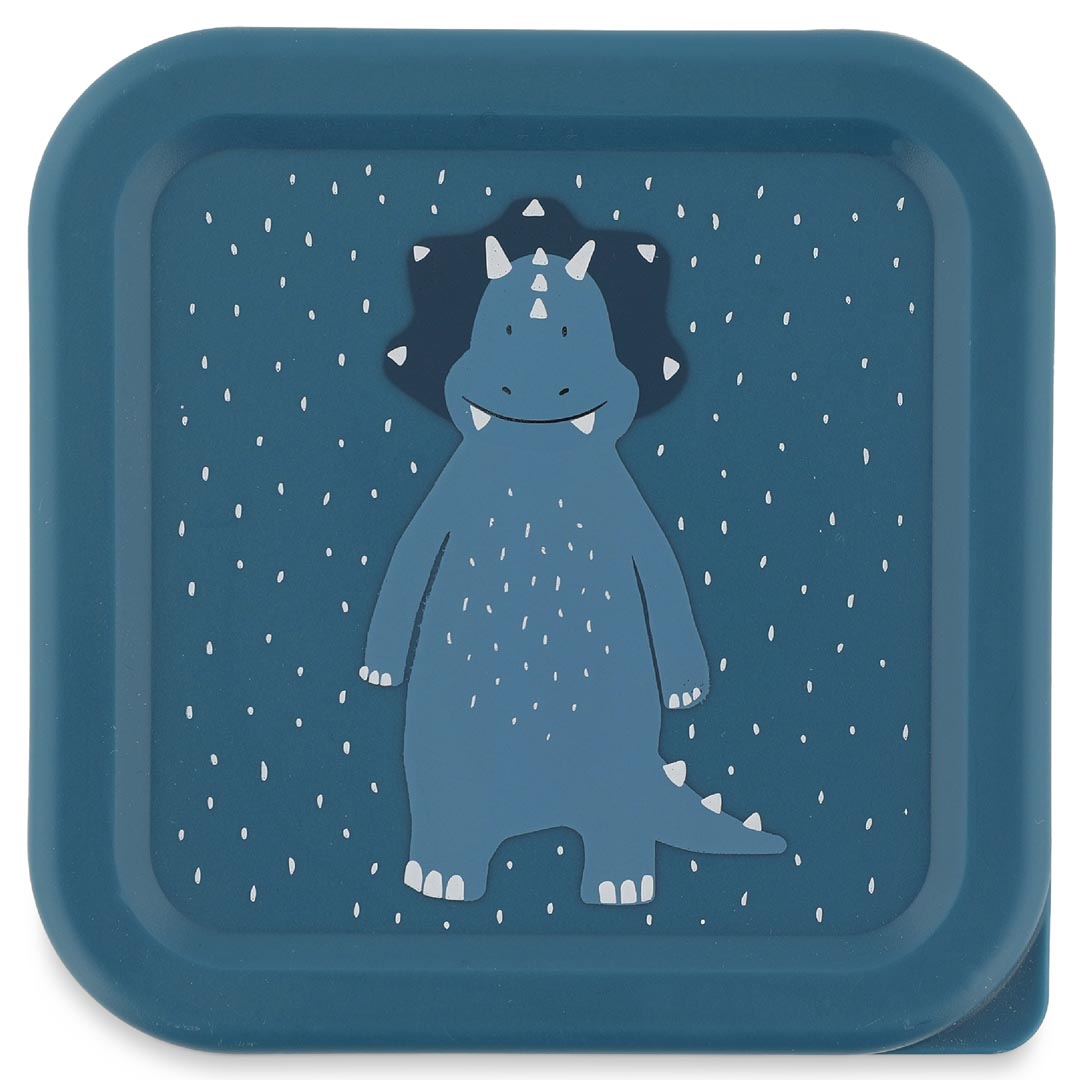 Trixie Baby Lunchbox Snackbox aus Kunststoff 3er Set Mr Triceratops Dino