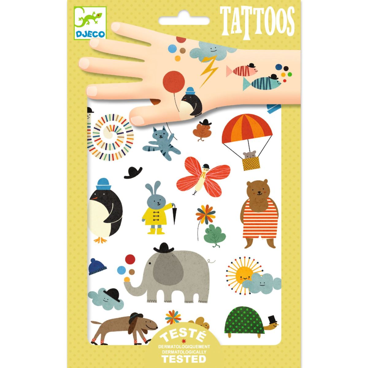 Djeco Kinder-Tattoos Motiv Pretty little things