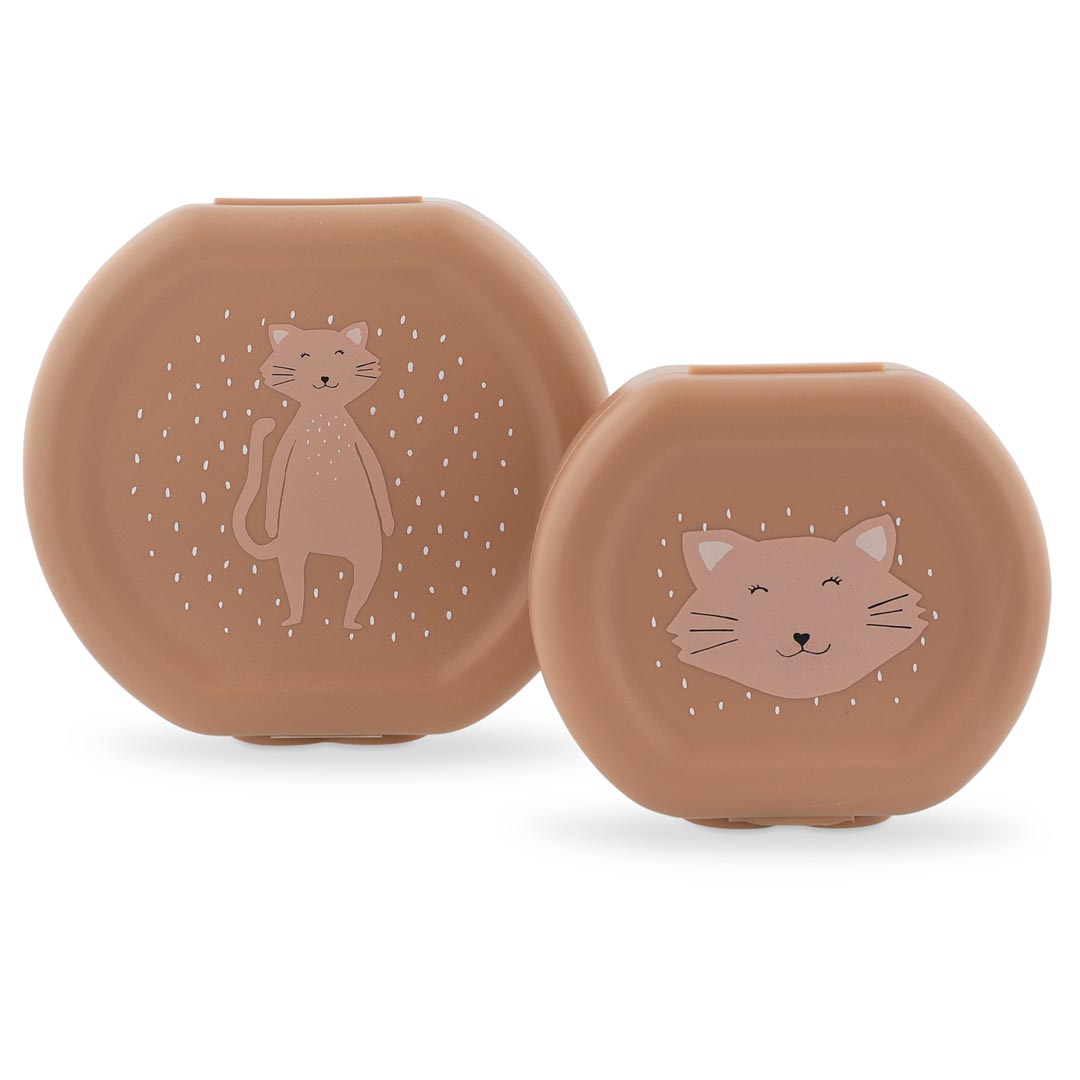 Trixie Baby Lunchbox Snackbox mit Clip 2er Set Mrs Cat Katze Trixie Baby Lunchbox Snackbox mit Clip 2er Set Mrs Cat Katze