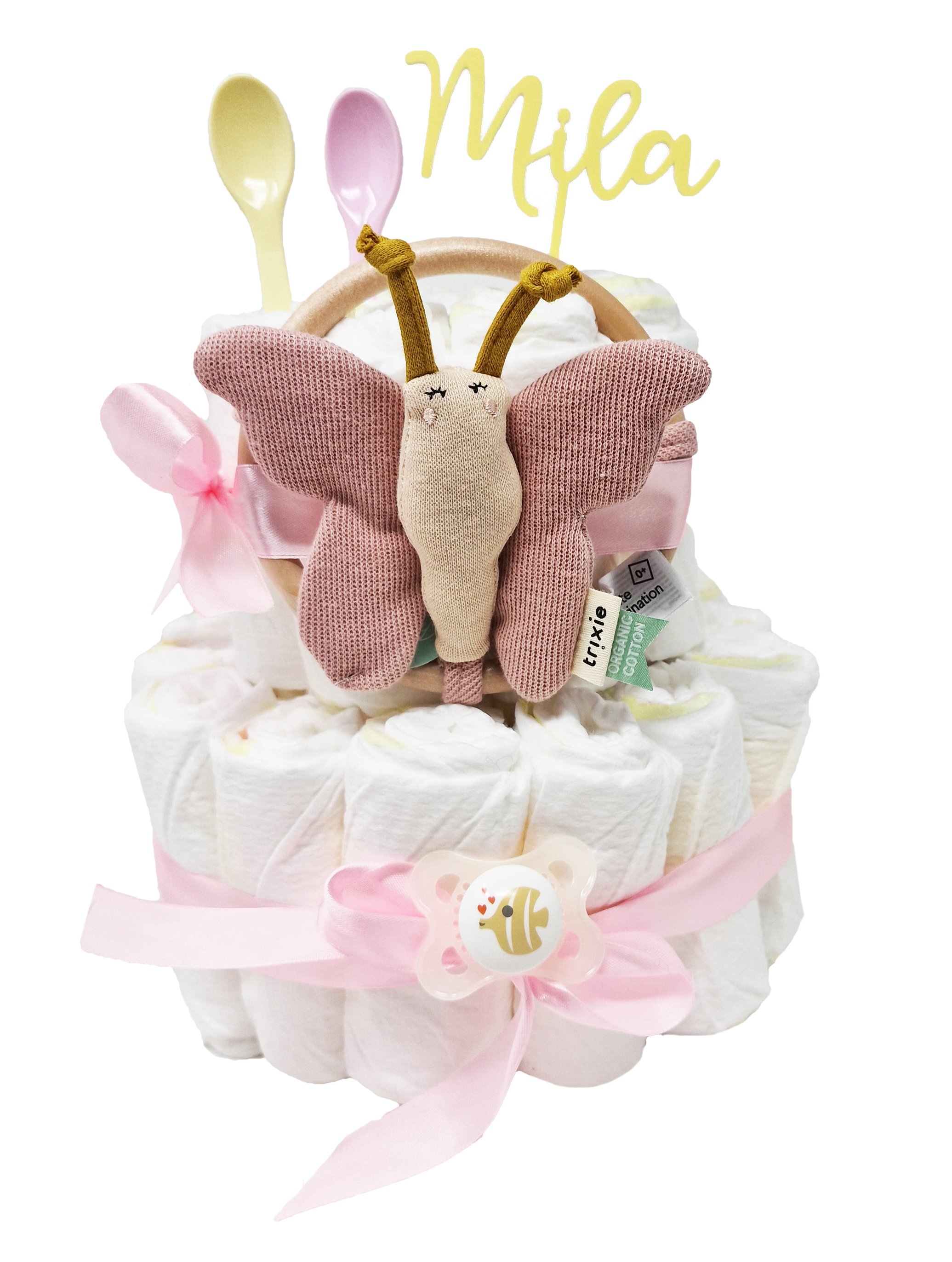 Elfenstall Windeltorte Pamperstorte Trixie Schmetterling