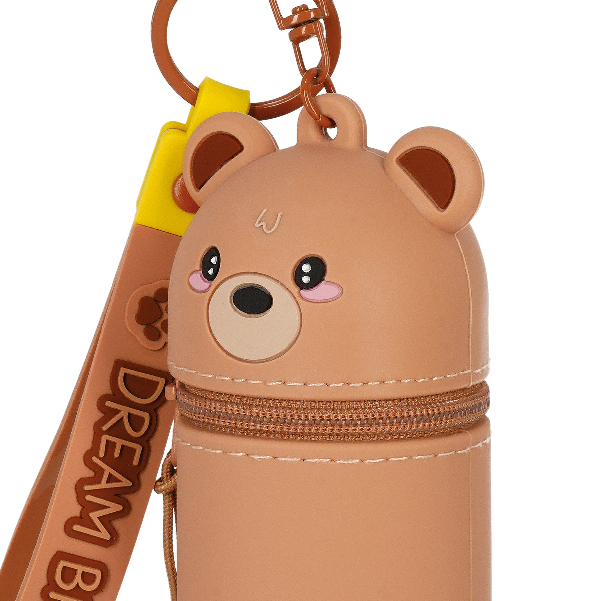 Legami Mini Kawaii Münztasche mit Schlüsselanhänger Teddy Bear Bär