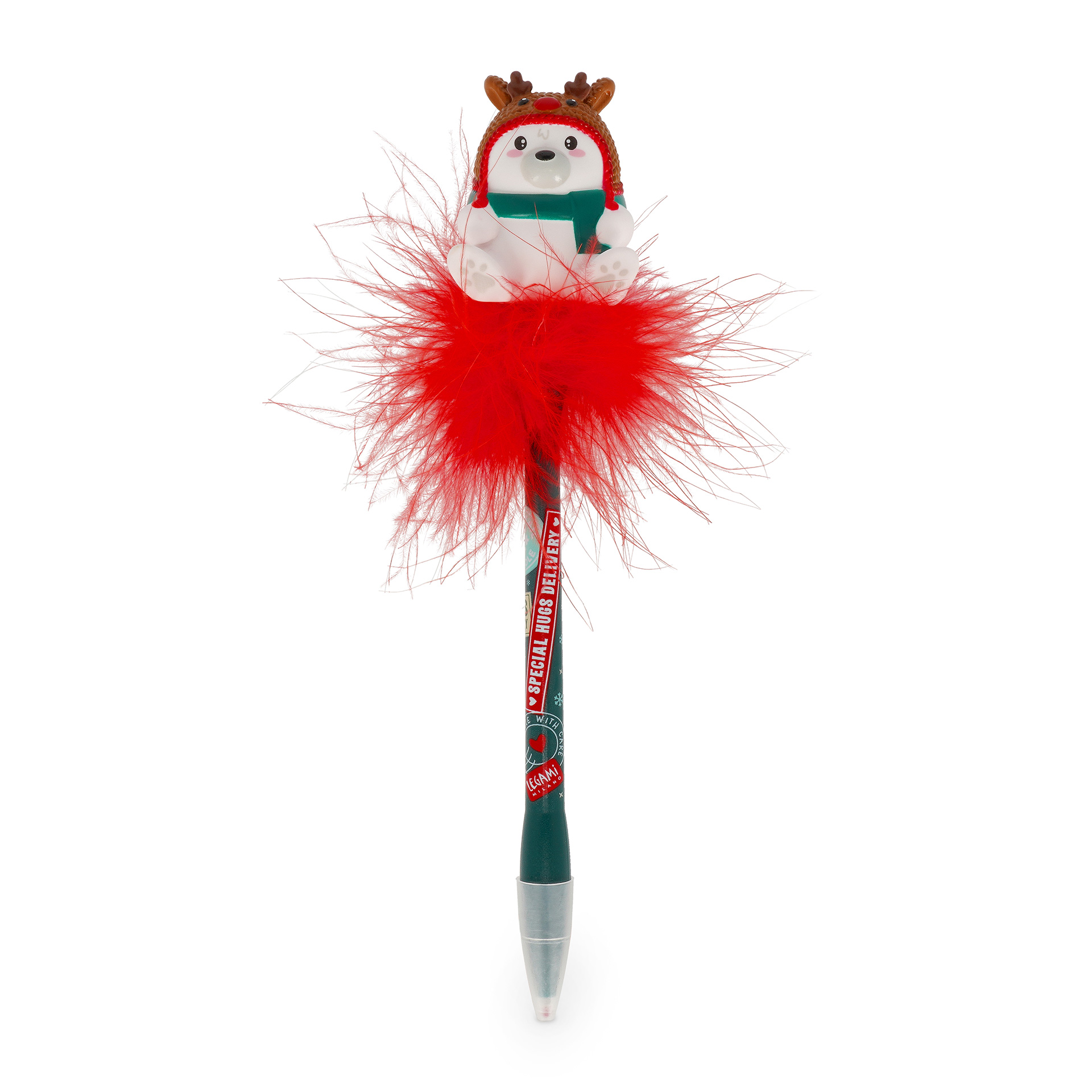 Legami Leuchtender Kugelschreiber Writing is Magic Polar Bear Reindeer