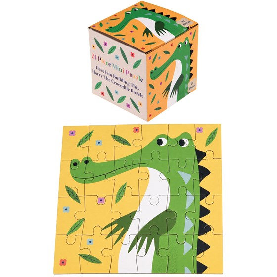 24-teiliges Mini-Puzzle Krokodil "Harry the Crocodile"