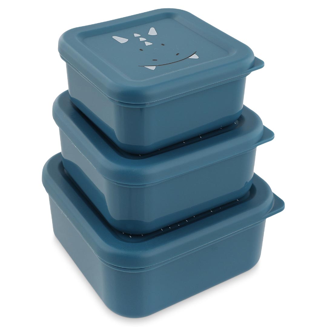 Trixie Baby Lunchbox Snackbox aus Kunststoff 3er Set Mr Triceratops Dino Trixie Baby Lunchbox Snackbox aus Kunststoff 3er Set Mr Triceratops Dino