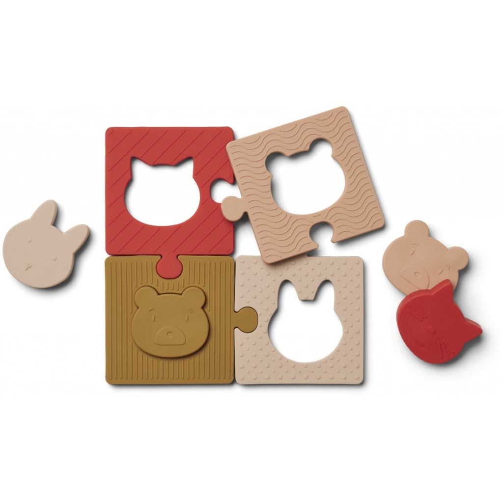 Liewood Silikon Puzzle Rose Multi Mix