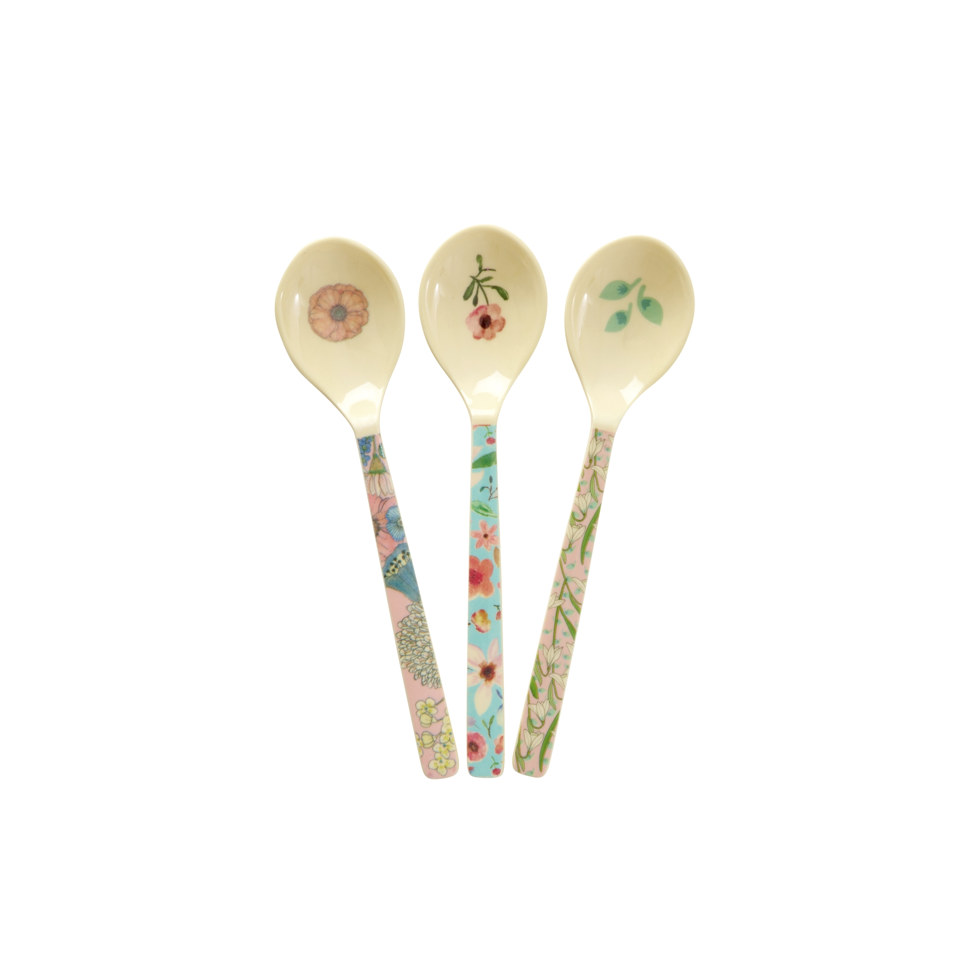 Rice Kaffee Melaminlöffel Löffel Flower Print 6er Set