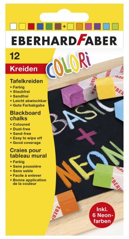 Eberhard Faber Tafelkreise neon und basic 12er Set