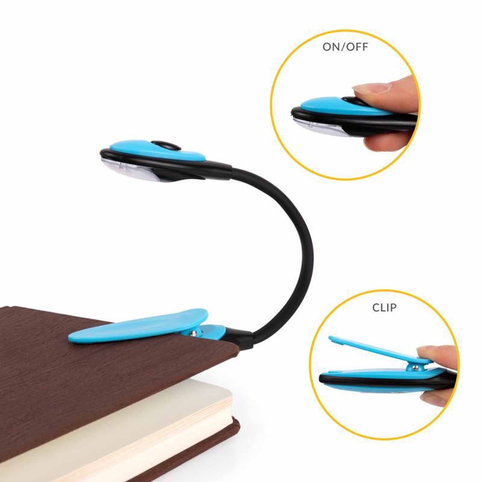 Trendhaus Premium LED-Leselampe Flexi sortiert