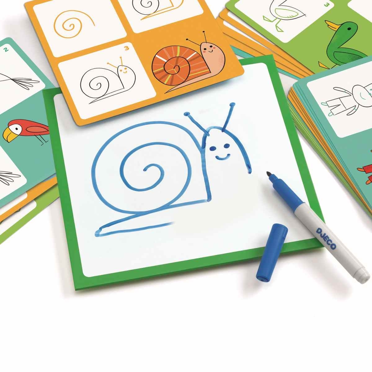 Djeco Lernspiel Step by Step - Tiere und Co.