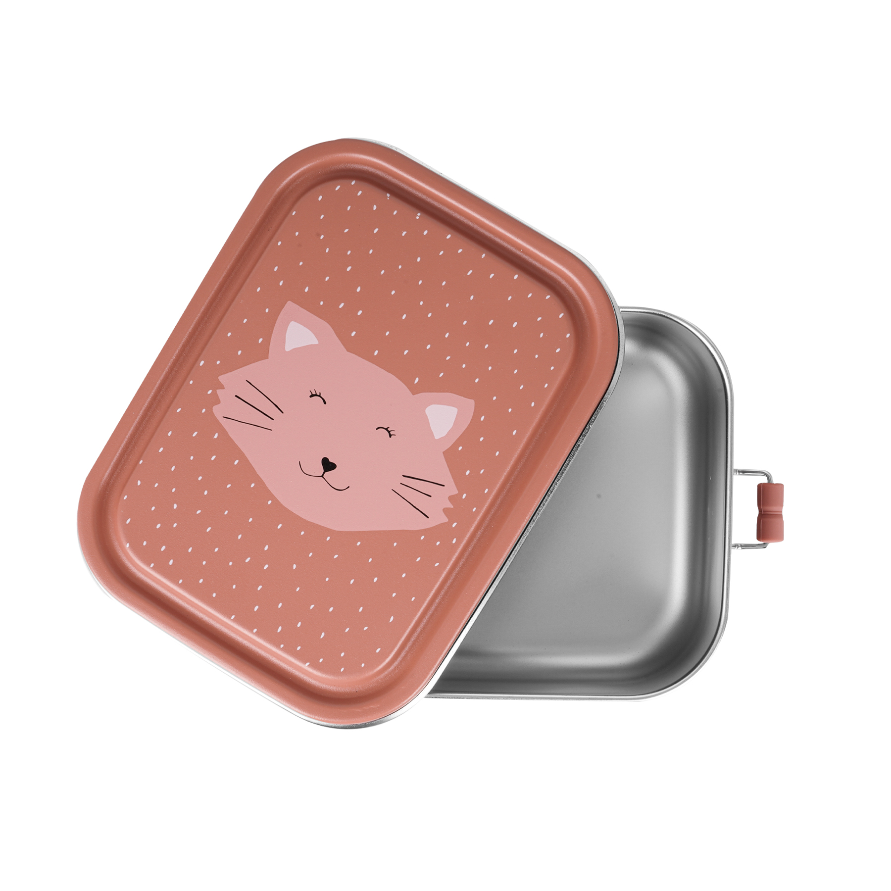 Trixie Brotdose Lunchbox aus Edelstahl Mrs Cat Katze Rosa Small Trixie Brotdose Lunchbox aus Edelstahl Mrs Cat Katze Rosa Small