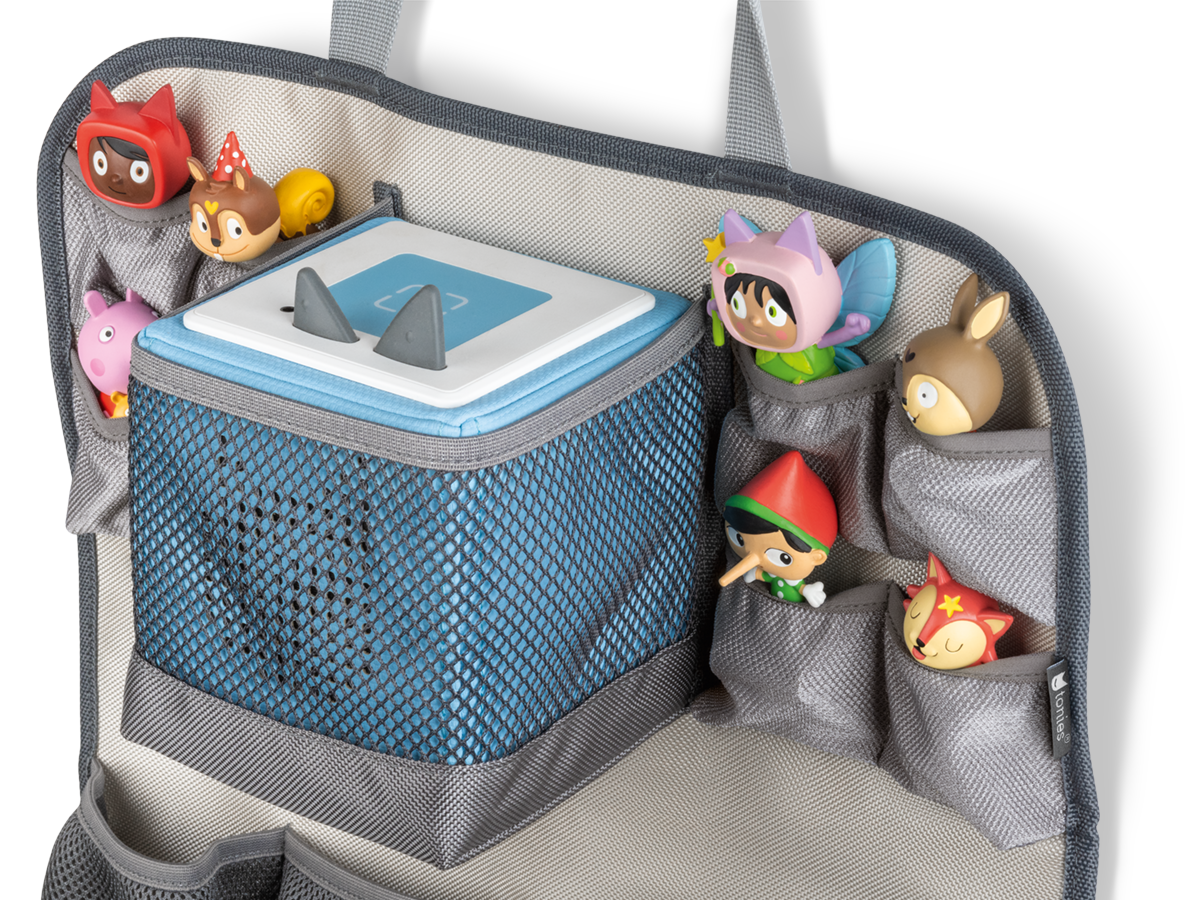 Tonies Auto Organizer inkl. Minitasche Design Yeti Anthrazit Tonies Auto Organizer inkl. Minitasche Design Yeti Anthrazit