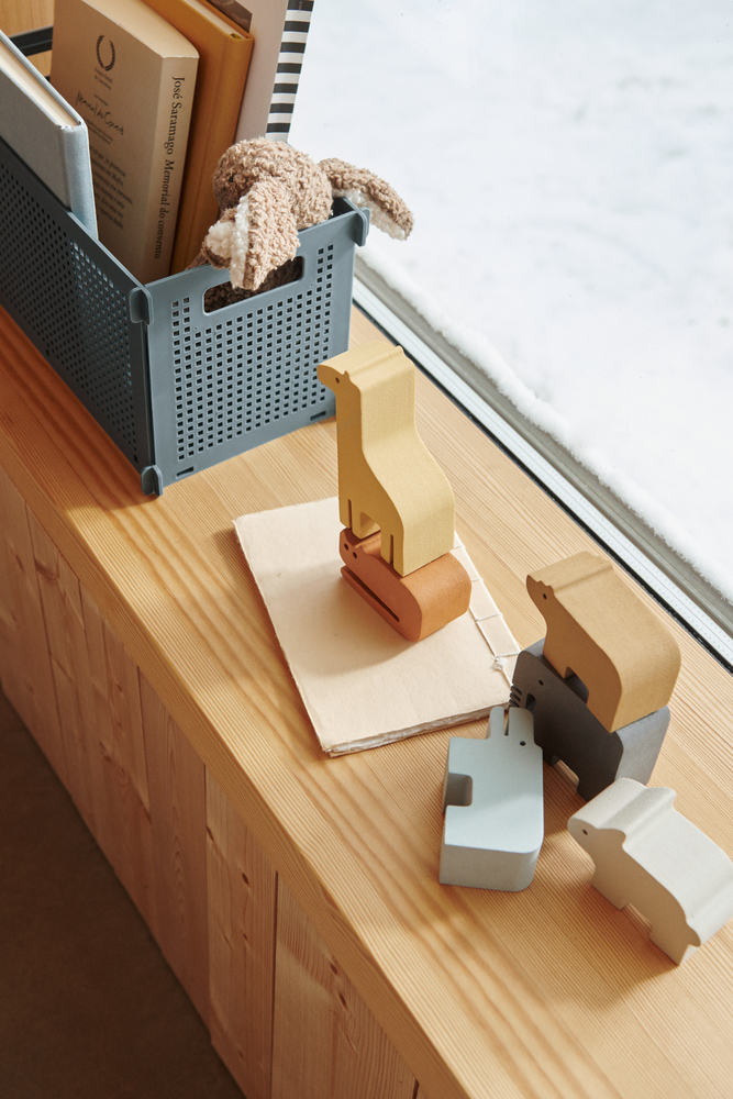 Liewood Dirch Stroage Box Aufbewahrungsbox Whale Blue M