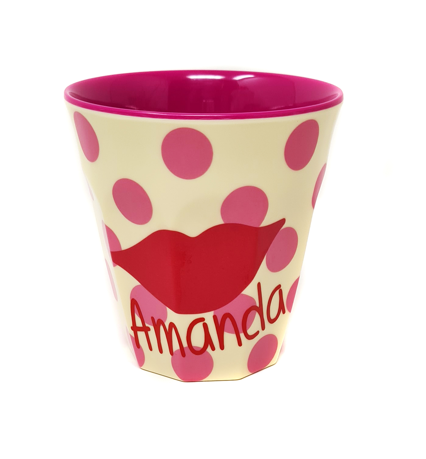 Elfenstall Rice Becher mit Wunsch-Namen personalisiert Medium Kiss