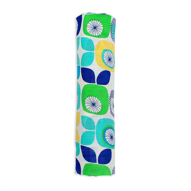 Lulujo Baby Musselin-Pucktuch aus Baumwolle Früchte