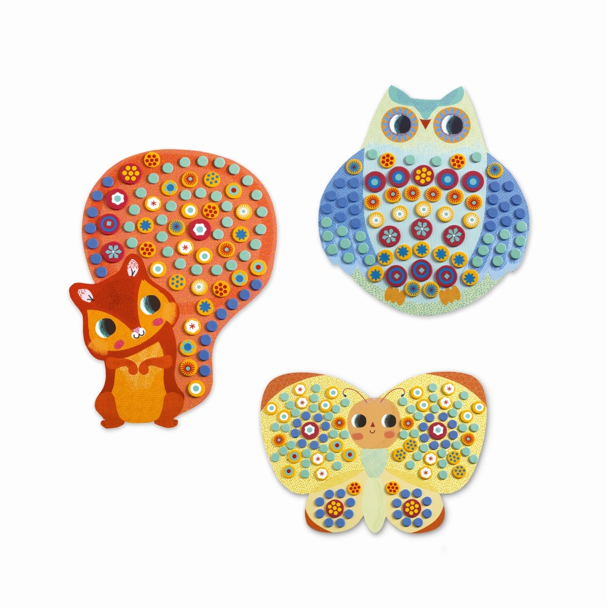 Djeco Mosaik Milfiori Waldtiere für Kinder 3-6 Jahren Djeco Mosaik Milfiori Waldtiere für Kinder 3-6 Jahren