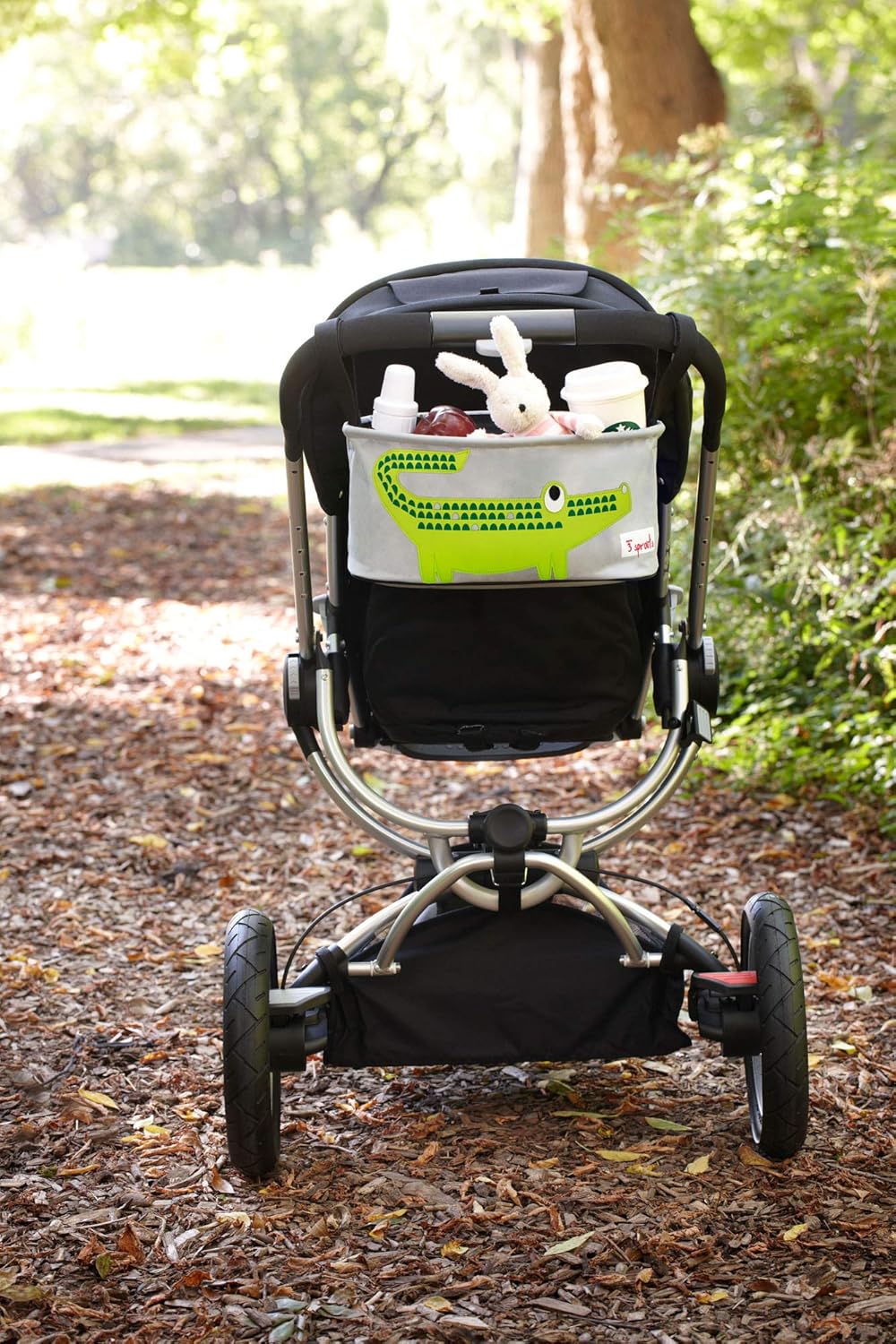 3 Sprouts Kinderwagentasche Kinderwagenorganizer Krokodil grün 3 Sprouts Kinderwagentasche Kinderwagenorganizer Krokodil grün