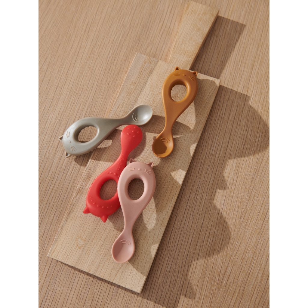 Liewood Soft Baby Silikon Löffel 4er Pack Multi