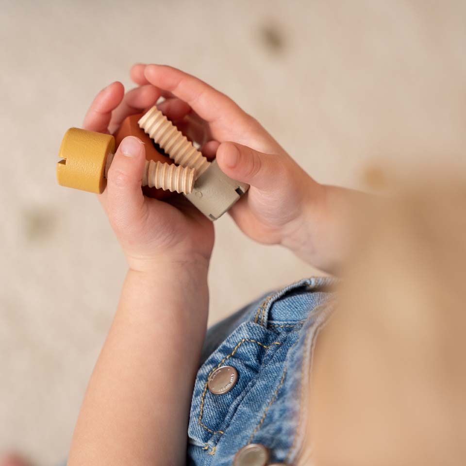 Little Dutch Spiel Mini Werkbank aus Holz blau Little Dutch Spiel Mini Werkbank aus Holz blau