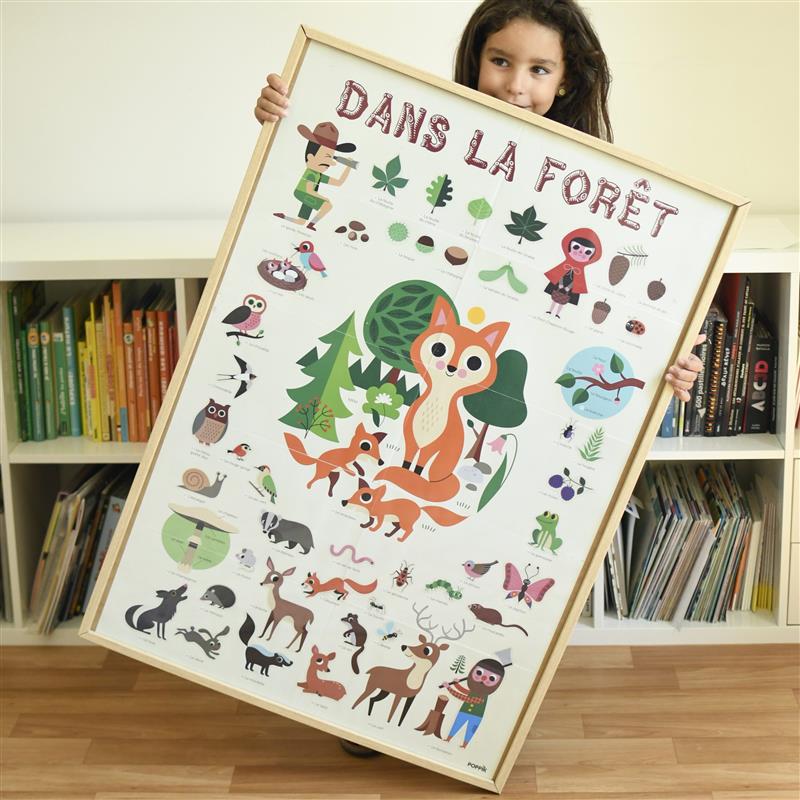 Poppik Stickerposter Discovery 1 Poster + 60 Sticker Im Wald 3-8 J. Poppik Stickerposter Discovery 1 Poster + 60 Sticker Im Wald 3-8 J.