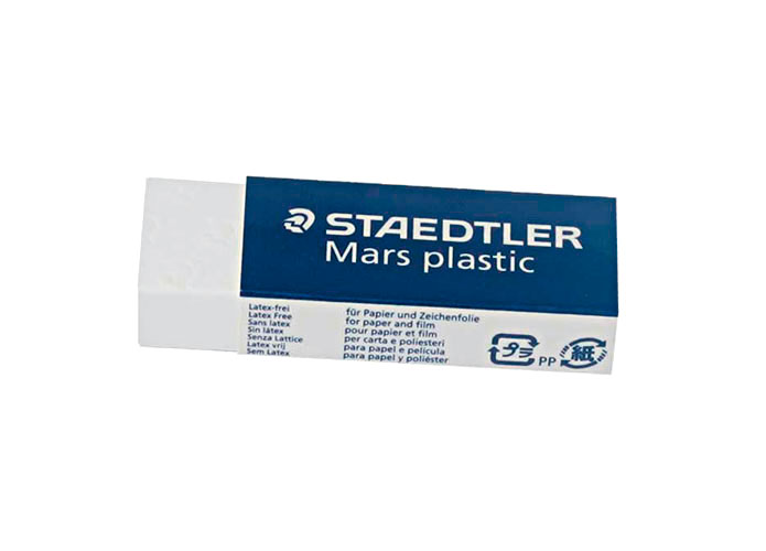 Staedtler Radierer Radiergummi Mars plastic Weiß