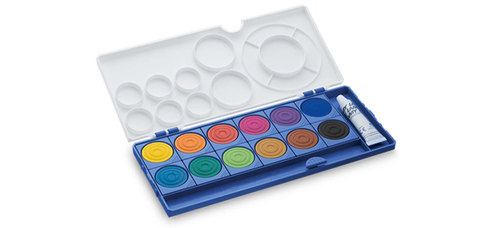 Lamy Wasserfarbenkasten Deckfarbkasten 12er blau