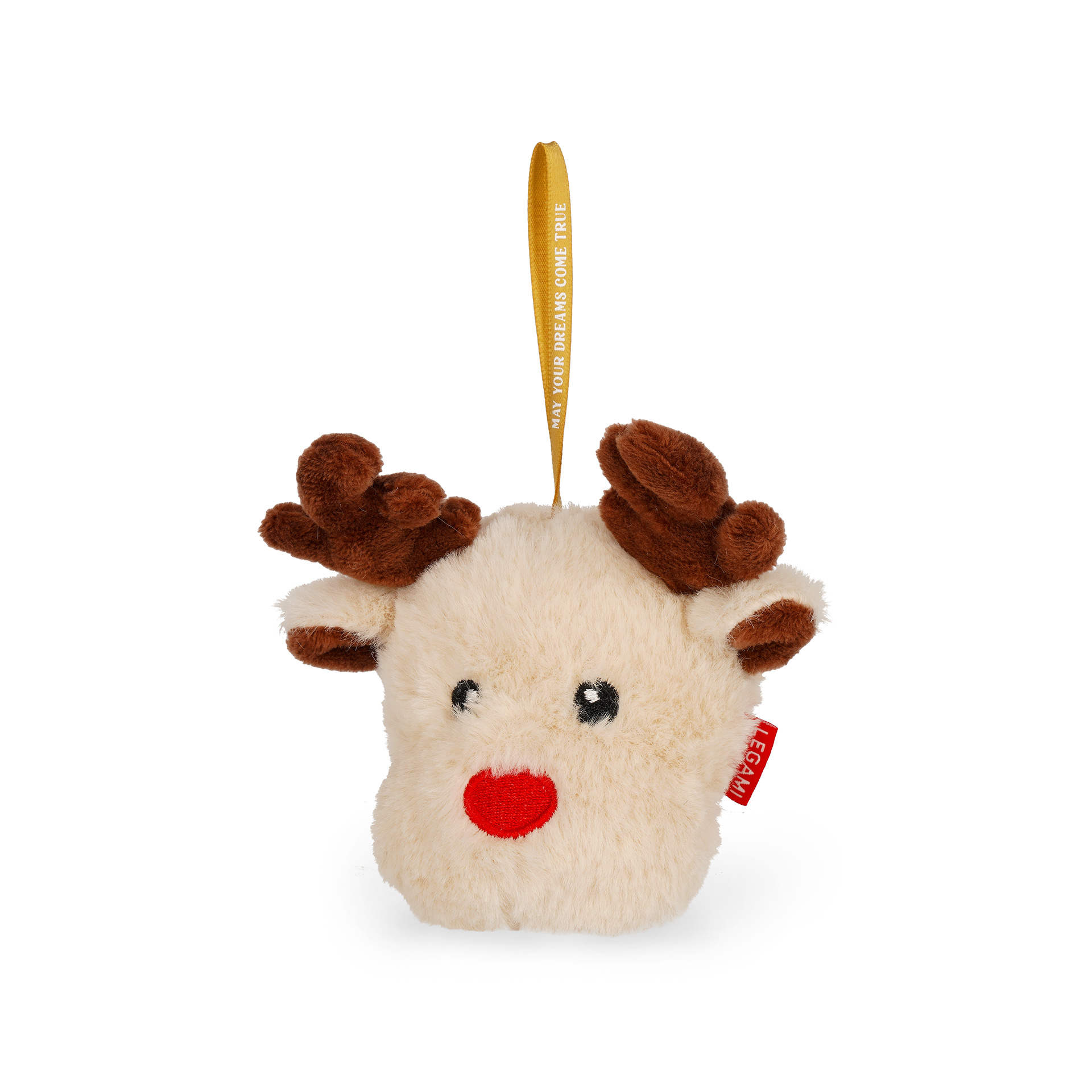Legami Christbaumschmuck Ho-Ho-Hornament aus Plüsch Reindeer Rentier