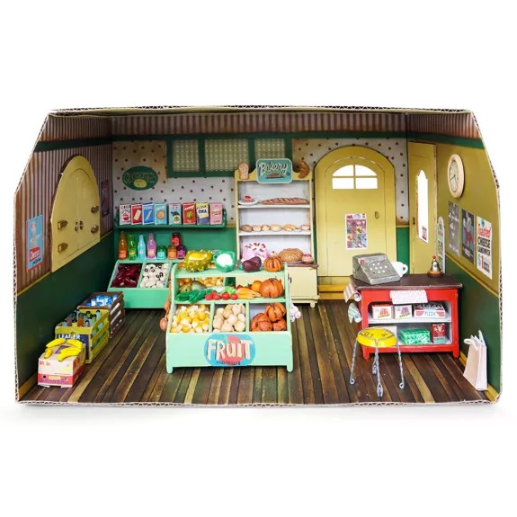 The Mouse Mansion Das Mäusehaus DIY Ladenraum aus Pappe