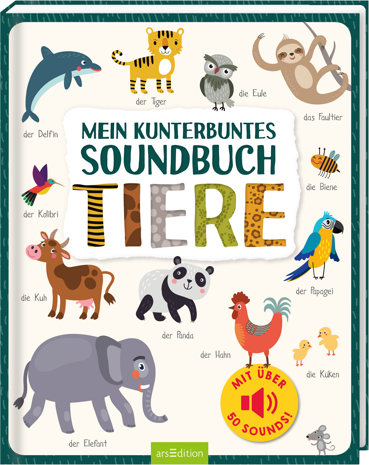 ArsEdition Mein kunterbuntes Soundbuch Tiere