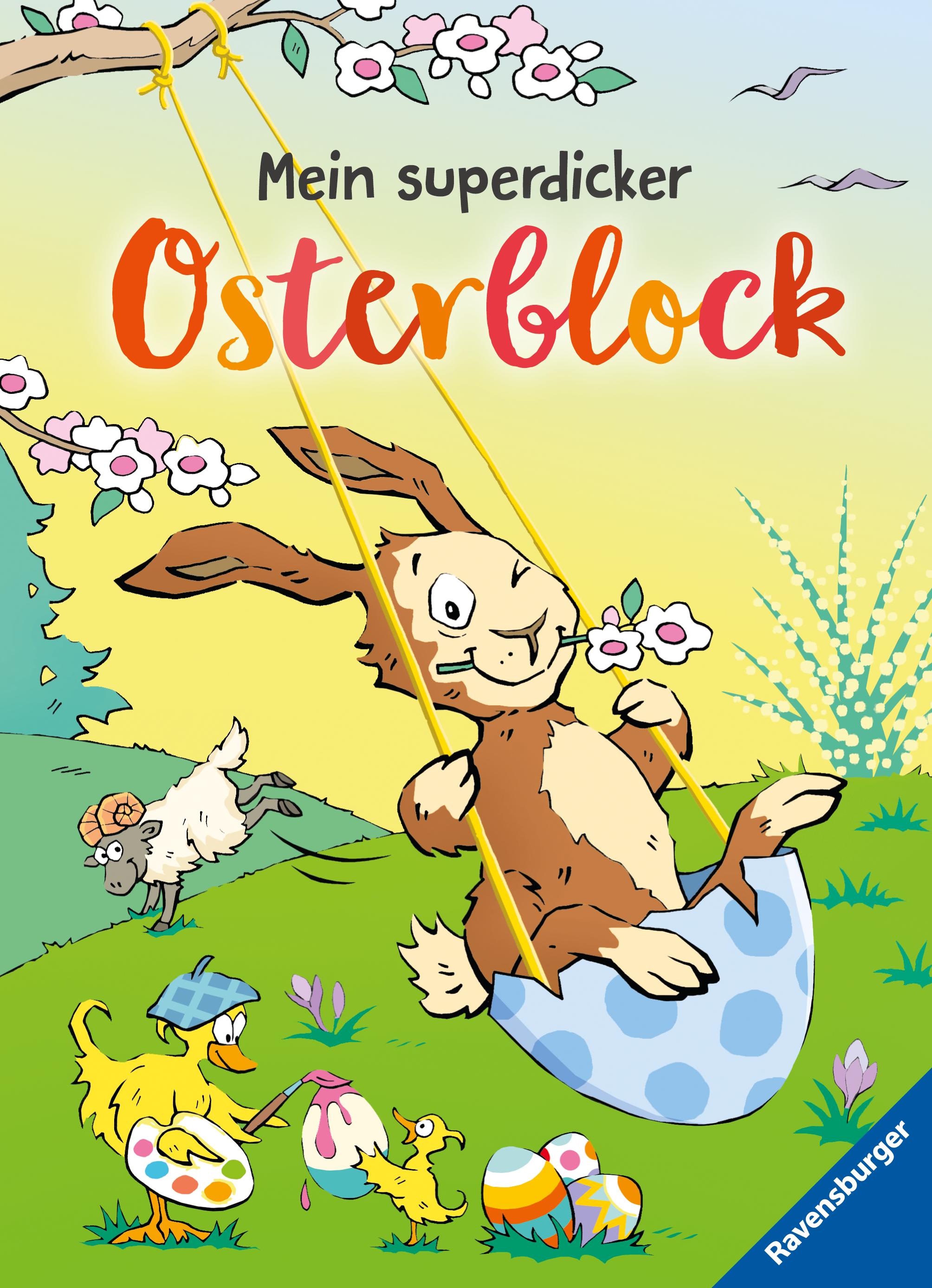 Ravensburger Mein superdicker Osterblock Ausmalbuch