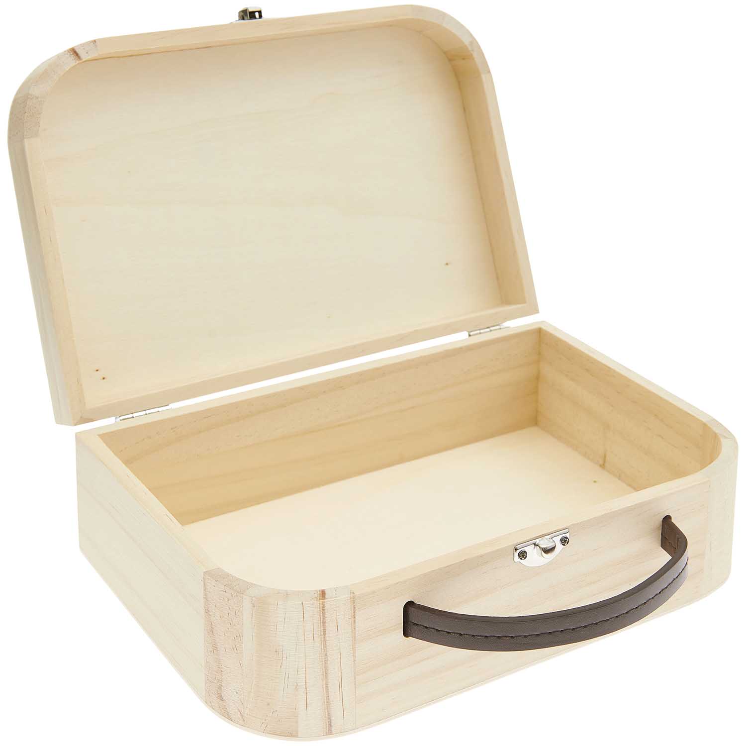 Rico Design Holzkoffer natur 25 x 17 x 8,5 cm Rico Design Holzkoffer natur 25 x 17 x 8,5 cm