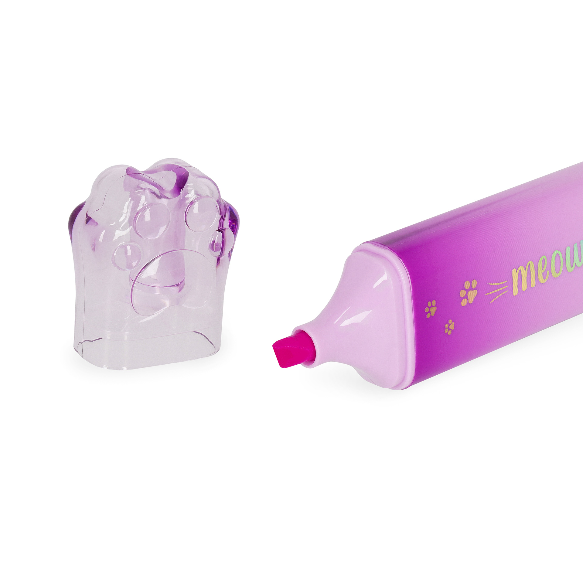 Legami Highlighter Textmarker Kitty Paw Katze Pfote lila