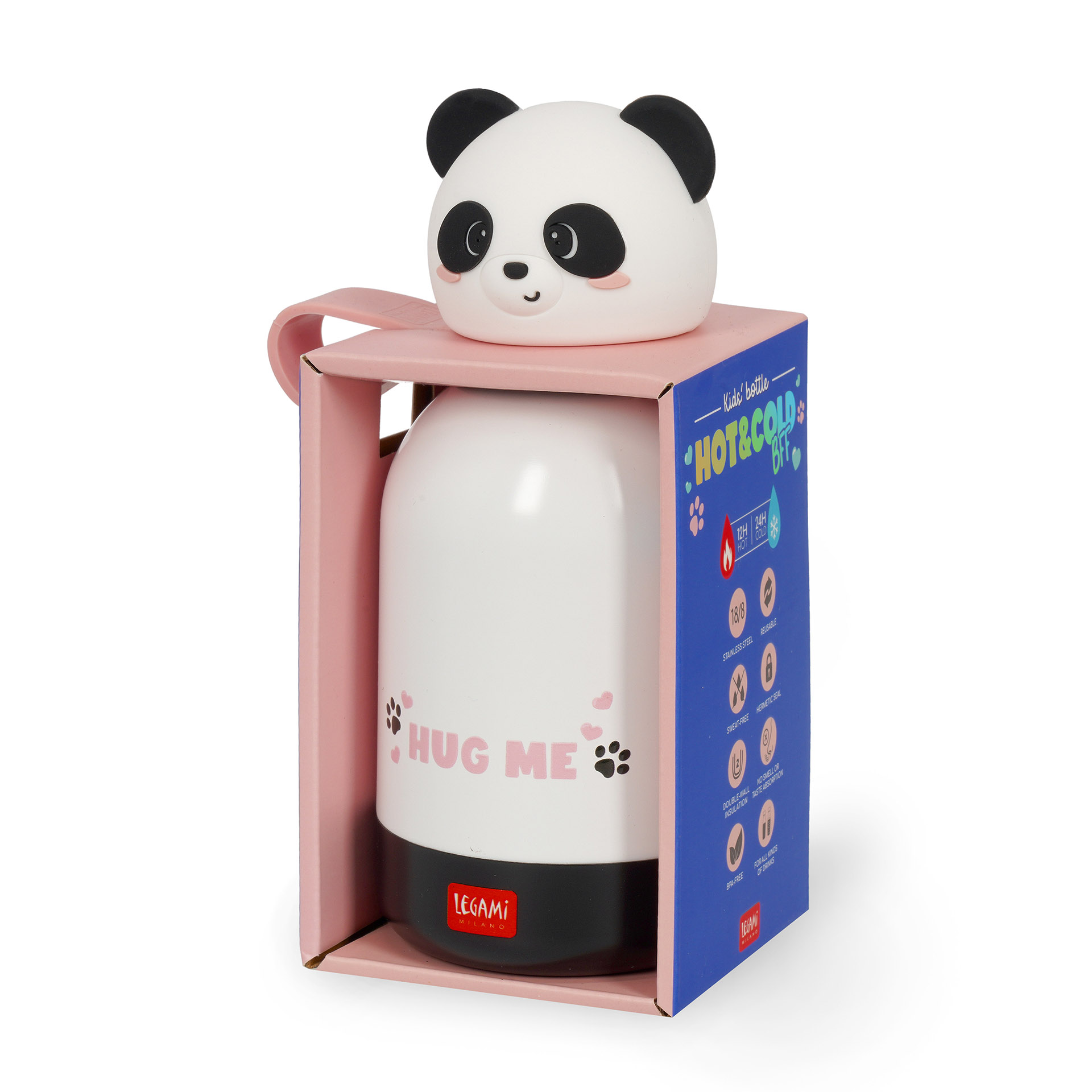 Legami Thermosflasche für Kinder Hot & Cold BFF Panda