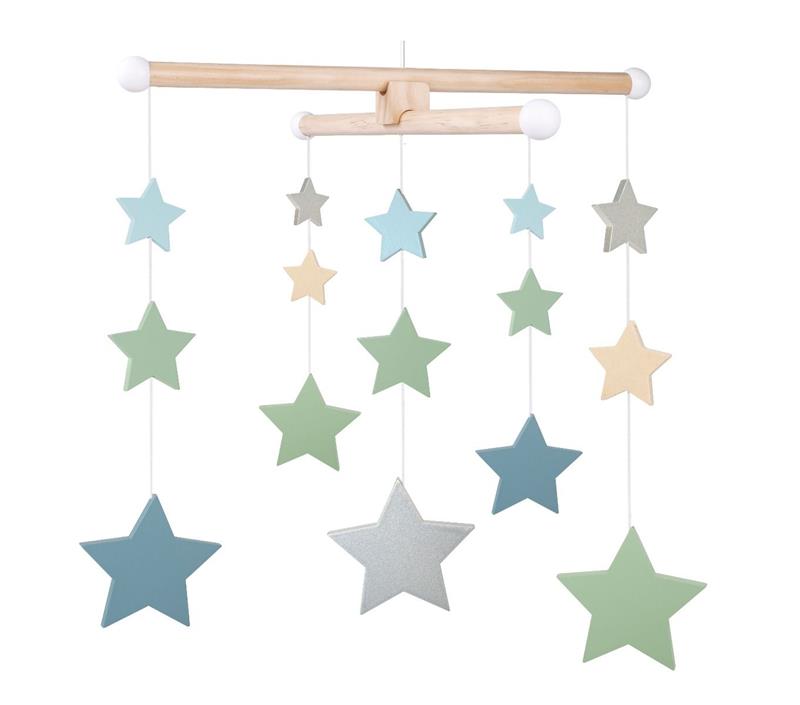 JaBaDaBaDo Holz-Mobile Sterne Star