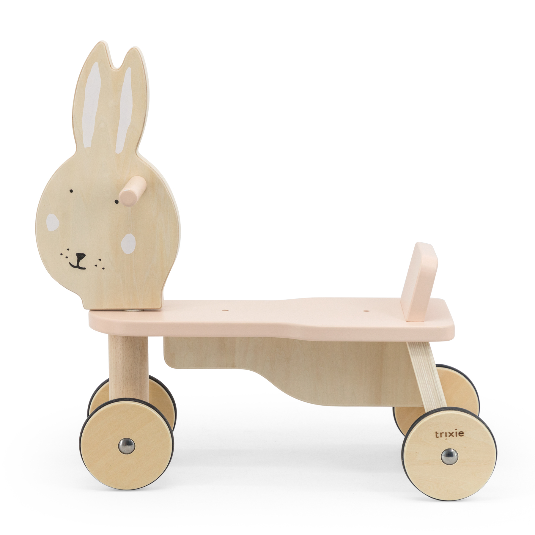 Trixie Baby Dreirad Holz Laufrad Fahrrad Mrs. Rabbit Hase